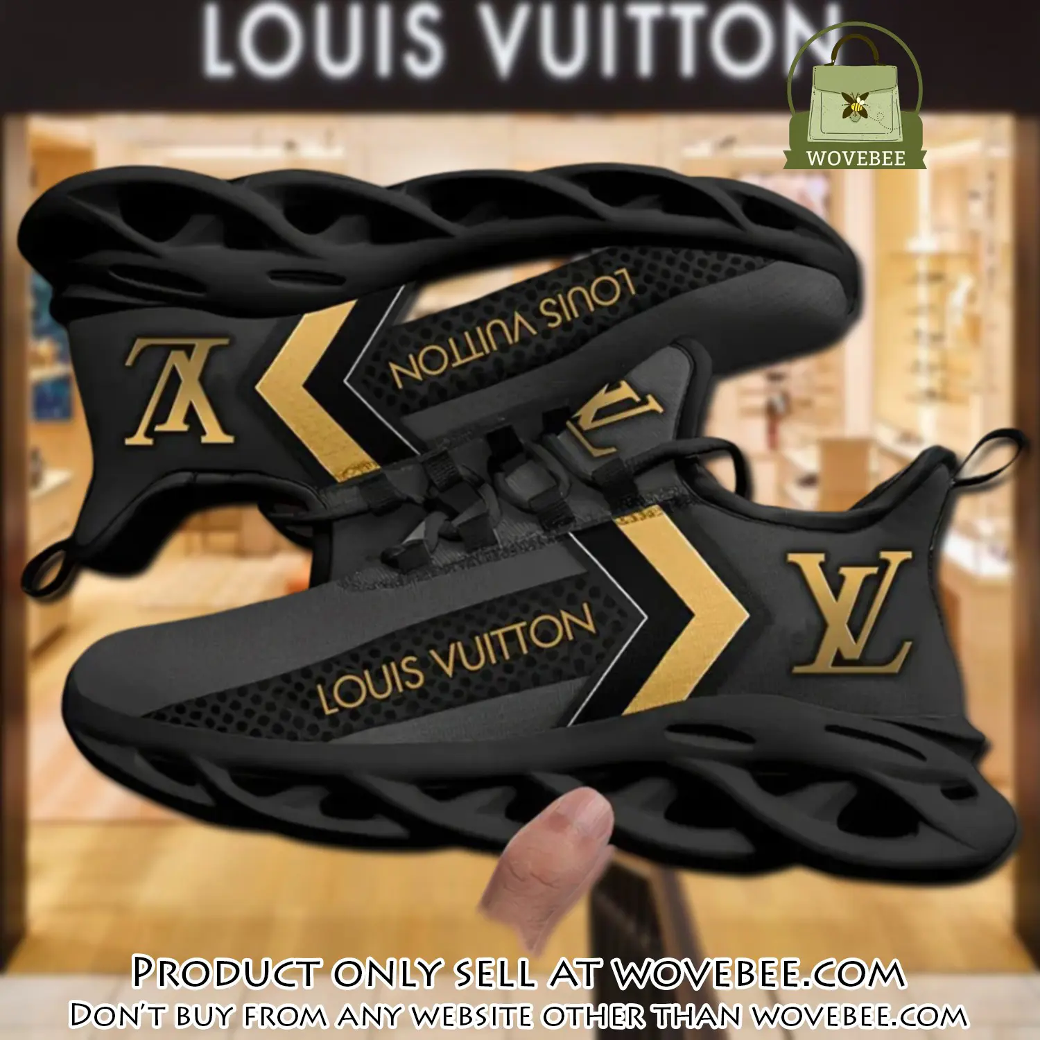 Louis vuitton yellow logo grey black max soul shoes luxury brand gifts for men women wvb5914599